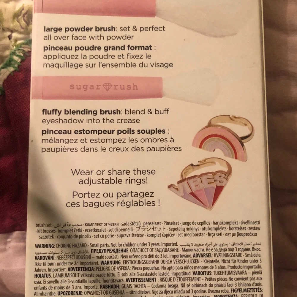 Tarte sugar rush good vibes only brush set